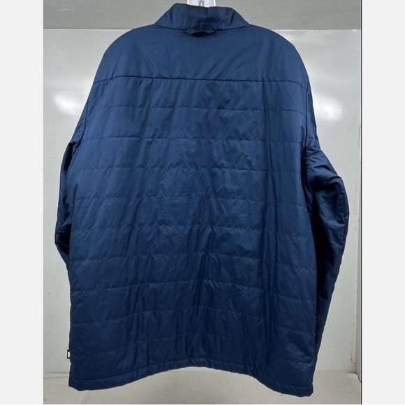 The North Face Puffer Jacket Royal Blue Knit Body - Picture 2 of 10